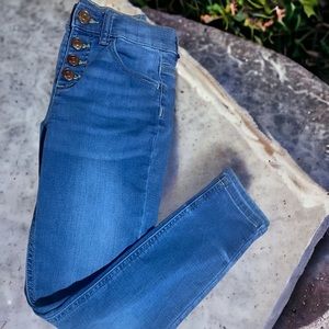 Justice girls stretch denim jeans leggings size. 10​